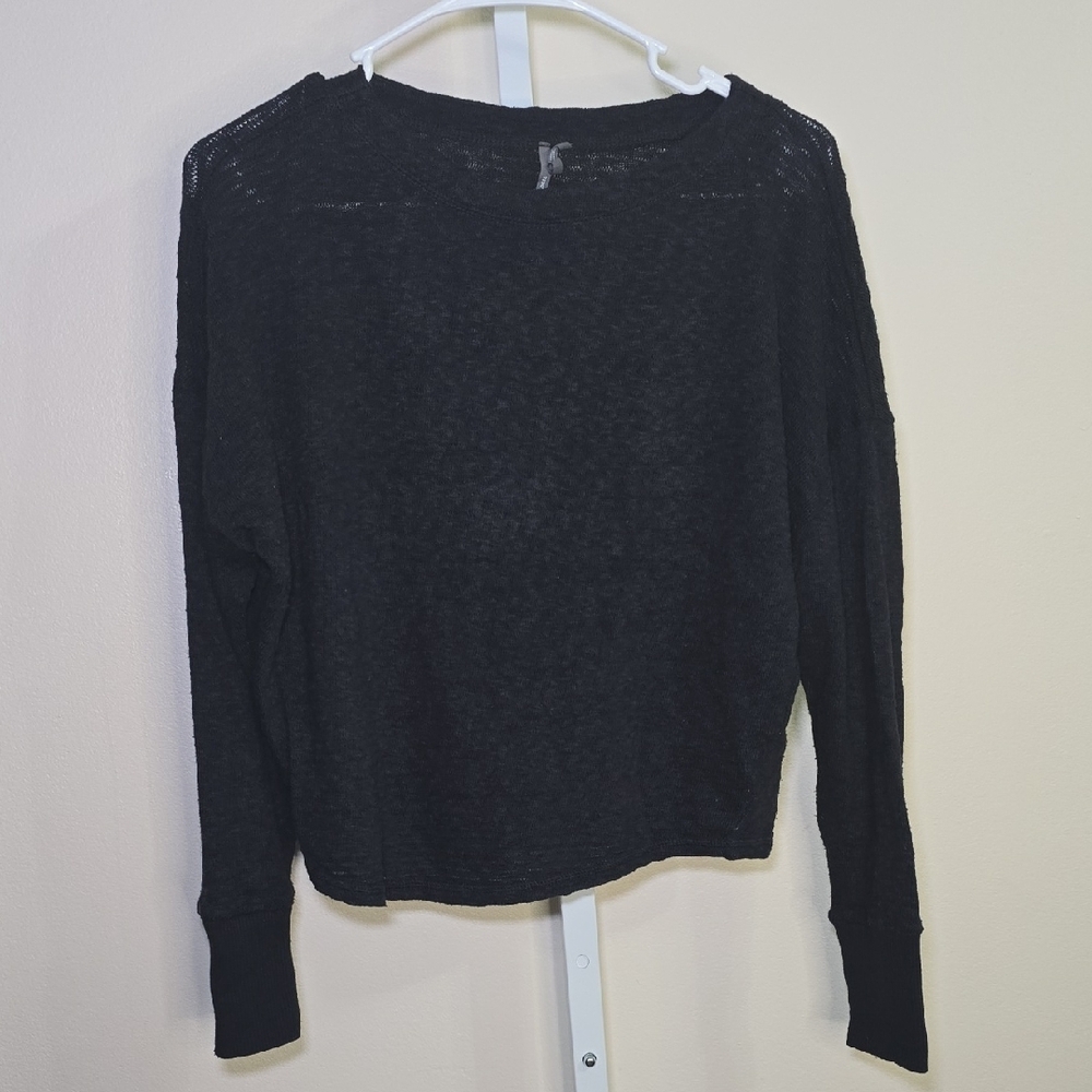 Anthropologie Black Sweater Ladies‎ Sz XS